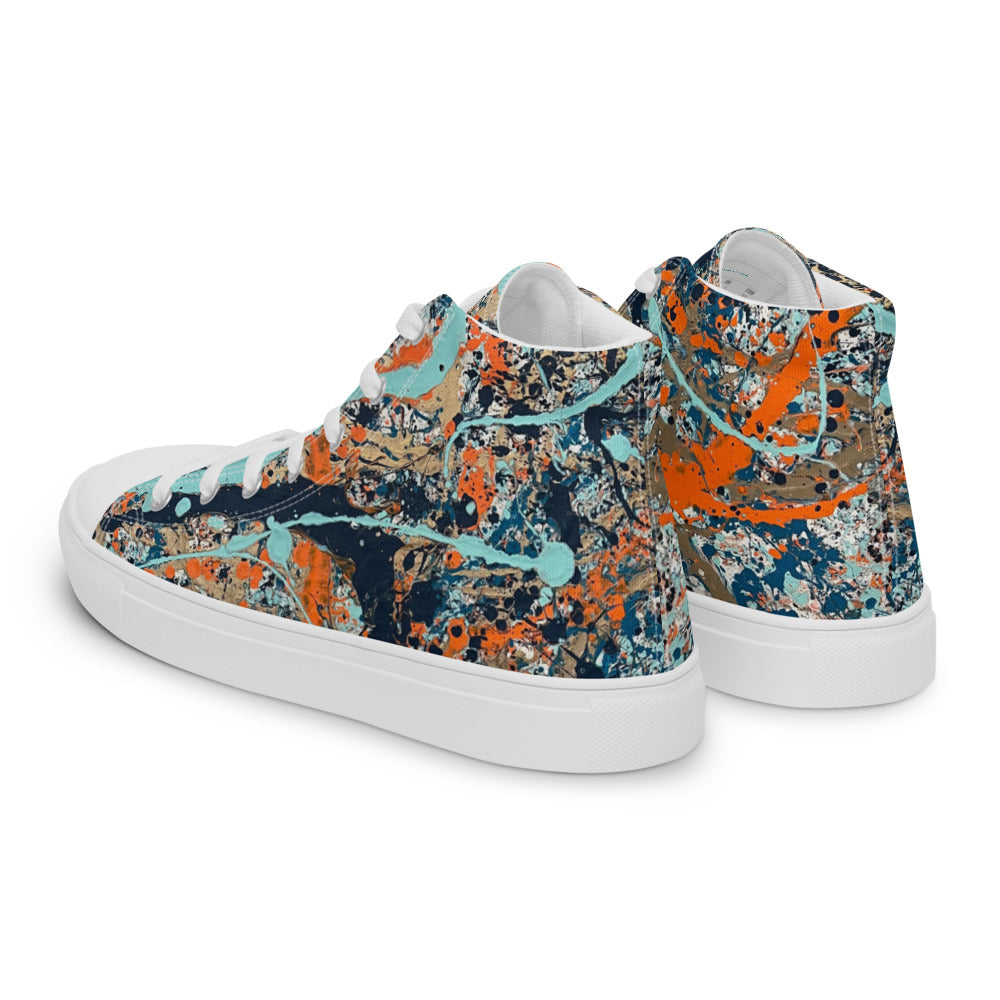 Empathy Men’s high top canvas shoes