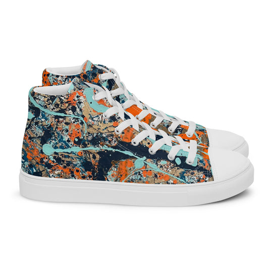 Empathy Men’s high top canvas shoes