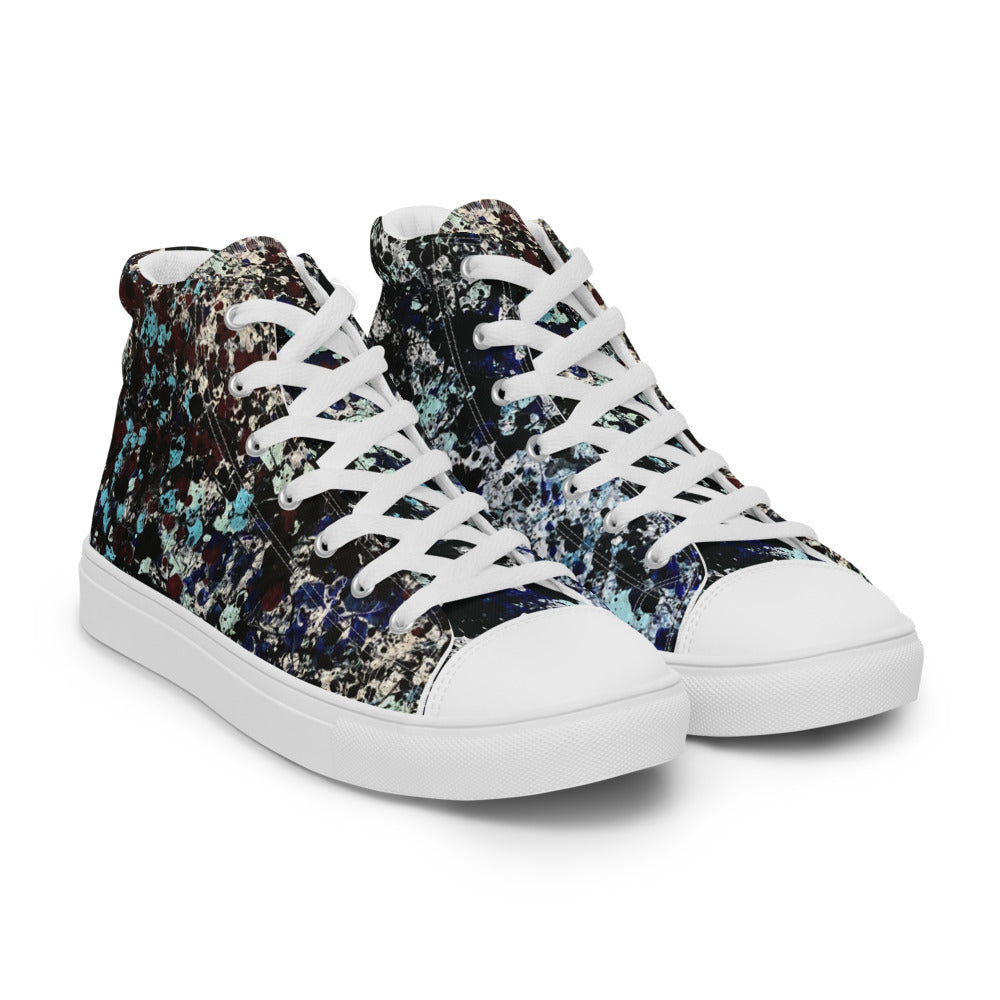 Synchronicity Men’s high top canvas shoes